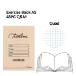 A5 Exercise Book - Quad & Margin