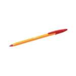 Bic Pen Orange Fine Ball - Red