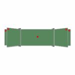 ED8068 - Parrot Magnetic Educational Chalk Board (Centre Panel - 1820x1220mm)