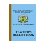 Register Teachers Receipt Book (REG013)