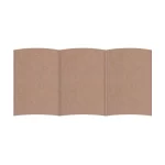 3 Fold Folders Kraft Pack 100