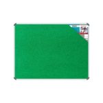 BD0641Z - Parrot Bulletin Board Ribbed Alum Frame (1200x900mm - Palm)