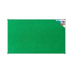 BD0670Z - Parrot Bulletin Board Ribbed Alum Frame (2000x1200mm - Palm)