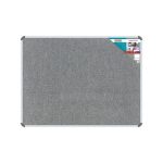 BD0620X – Parrot Bulletin Board Ribbed Alum Frame (600x450mm –Laurel/Grey)